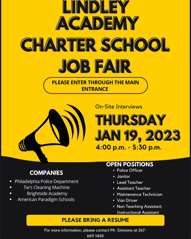 Job Fair Lindley Academy